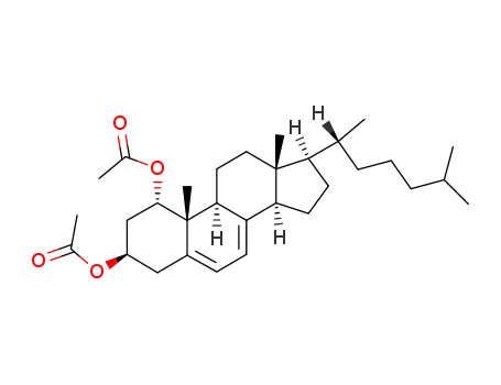 Cholesta-5,7-diene-1alpha,3beta-diyl diacetate