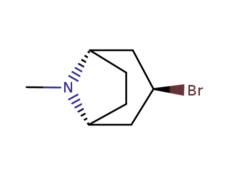 Molecular Structure of 27809-79-6 (8-Azabicyclo(3.2.1)octane, 3-bromo-8-methyl-, endo-)