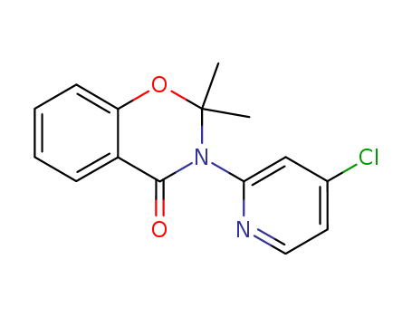 3-(4-CHLORO-PYRIDIN-2-YL)-2,3-DIHYDRO-2,2-DIMETHYL- 4H-1,3-BENZOXAZIN-4-ONE
