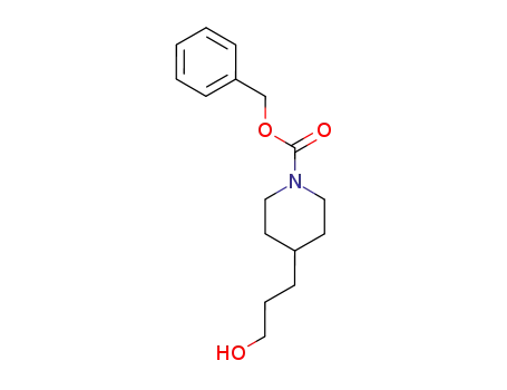 Molecular Structure of 99198-80-8 (1-CBZ-4-(3-HYDROXY-PROPYL)-PIPERIDINE)