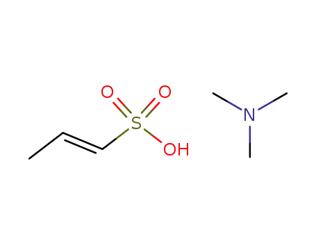(E)-Propene-1-sulfonic acid; compound with trimethyl-amine