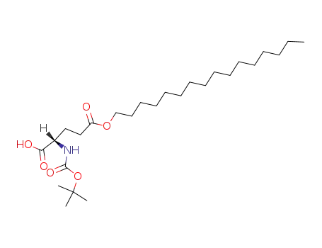γ-n-hexadecyl N-(tert-butyloxycarbonyl)-L-glutamate