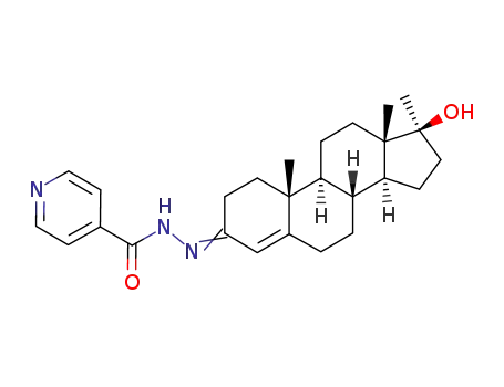 17β-hydroxy-17α-methyl-androst-4-en-3-one-isonicotinoylhydrazone