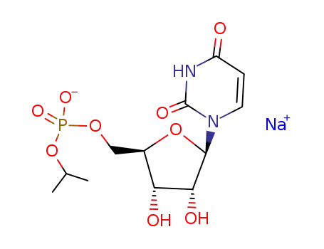 Molecular Structure of 142657-22-5 (5'-Uridylic acid, mono(1-methylethyl) ester, monosodium salt)