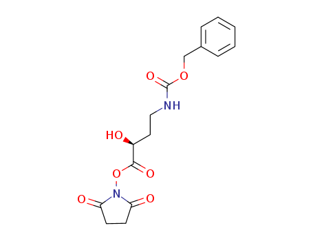 Carbamic acid, [4-[(2,5-dioxo-1-pyrrolidinyl)oxy]-3-hydroxy-4-oxobutyl]-,
phenylmethyl ester, (S)-