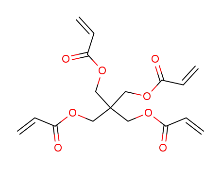 Molecular Structure of 4986-89-4 (Pentaerythritol tetraacrylate)
