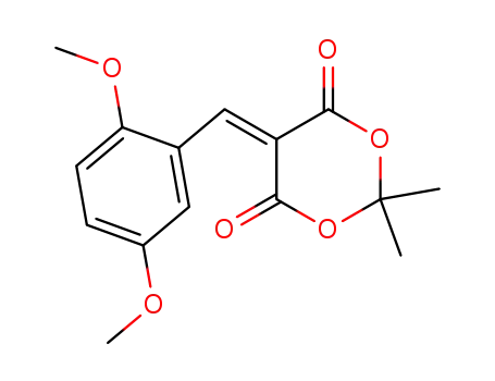 5-(2',5'-dimethoxybenzylidene)-2,2-dimethyl-1,3-dioxane-4,6-dione