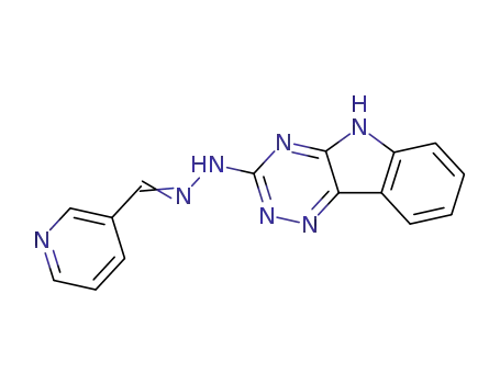 Nicotinaldehyde 5H-(1,2,4)triazino(5,6-b)indol-3-ylhydrazone cas  73718-28-2