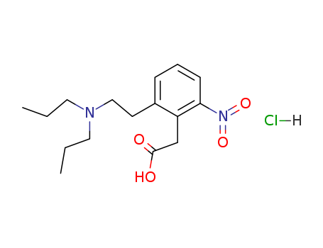 2-[2-(Dipropylamino)ethyl]-6-nitrophenylacetic acid hydrochloride(91374-25-3)