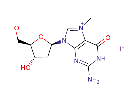 7-methyl-2′-deoxyguanosine hydroiodide