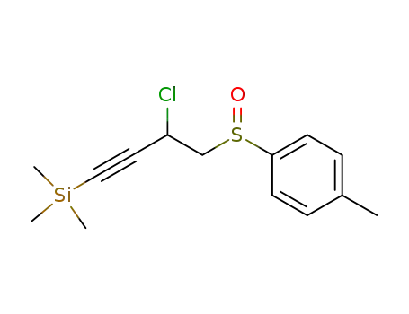 [3-Chloro-4-(toluene-4-sulfinyl)-but-1-ynyl]-trimethyl-silane