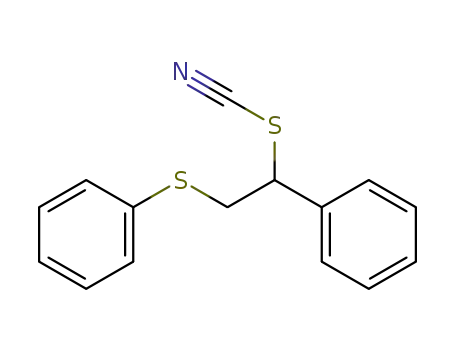 1-phenyl-2-phenylthio-1-thiocyanatoethane
