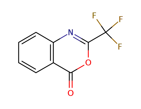 Molecular Structure of 16062-71-8 (2-(trifluoromethyl)-4H-3,1-benzoxazin-4-one)