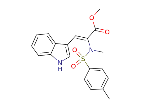 methyl (Z)-α-N-methyl-p-toluenesulfonamidoindole-3-acrylate