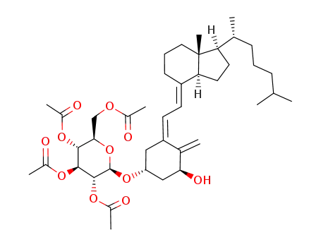 ((5Z,7E,1S,3R)-1-Hydroxy-9,10-seco-5,7-10(19)-cholestatrien-3-yl)-2,3,4,6-tetra-O-acetyl-β-D-glucopyranosid