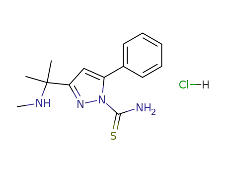 5-(2-methylamino-2-propyl)-1-thiocarbamoyl-5-phenylpyrazole hydrochloride