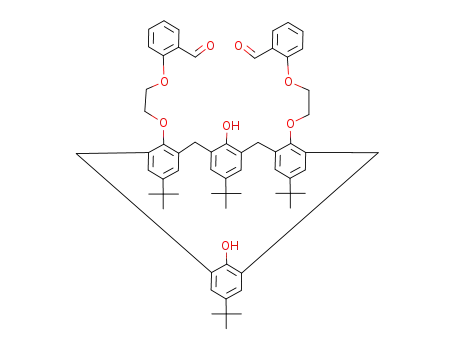 25,27-Bis<2-<(1-formyl-2-phenyl)oxy>ethyl>-p-tert-butylcalix<4>arene