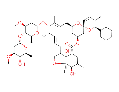 Avermectin A1a,25-cyclohexyl-5-O-demethyl-25-de(1-methylpropyl)-