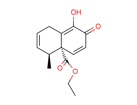 (4S,4aR)-8-Hydroxy-4-methyl-7-oxo-1,7-dihydro-4H-naphthalene-4a-carboxylic acid ethyl ester