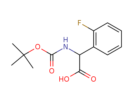 Benzeneacetic acid, a-[[(1,1-dimethylethoxy)carbonyl]amino]-2-fluoro-
