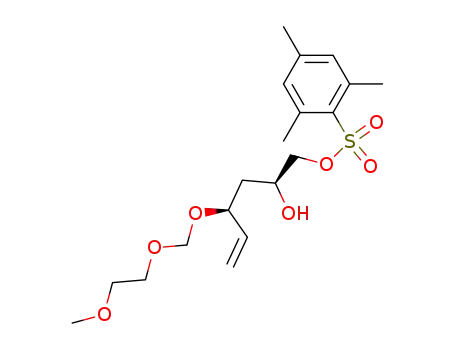 2,4,6-Trimethyl-benzenesulfonic acid (2S,4S)-2-hydroxy-4-(2-methoxy-ethoxymethoxy)-hex-5-enyl ester