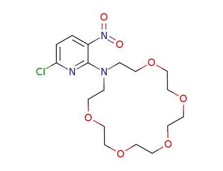 16-(6-Chloro-3-nitro-pyridin-2-yl)-1,4,7,10,13-pentaoxa-16-aza-cyclooctadecane