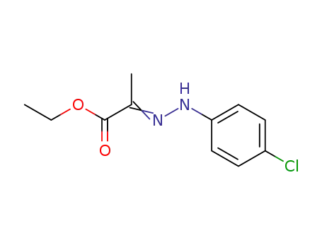Molecular Structure of 5296-86-6 (ethyl (2Z)-2-[(4-chlorophenyl)hydrazono]propanoate)