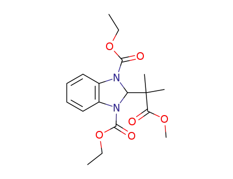 1,3-di(ethoxycarbonyl)-2-[1-methyl-1-(methoxycarbonyl)ethyl]benzimidazoline