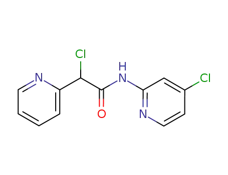N-(4-chloro-2-pyridyl)-1-(2-pyridyl)-1-chloroacetamide