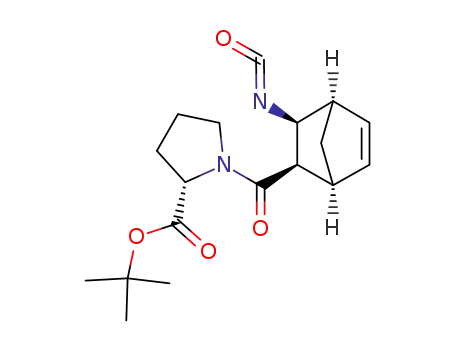 (S)-1-((1S,2R,3S,4R)-3-Isocyanato-bicyclo[2.2.1]hept-5-ene-2-carbonyl)-pyrrolidine-2-carboxylic acid tert-butyl ester