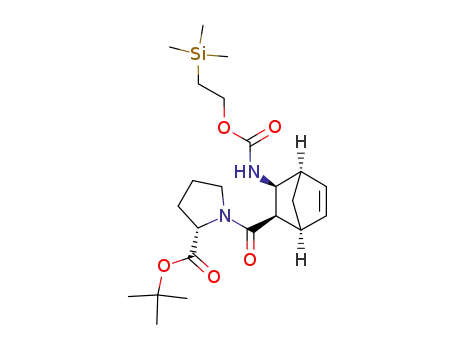 (S)-1-[(1S,2R,3S,4R)-3-(2-Trimethylsilanyl-ethoxycarbonylamino)-bicyclo[2.2.1]hept-5-ene-2-carbonyl]-pyrrolidine-2-carboxylic acid tert-butyl ester