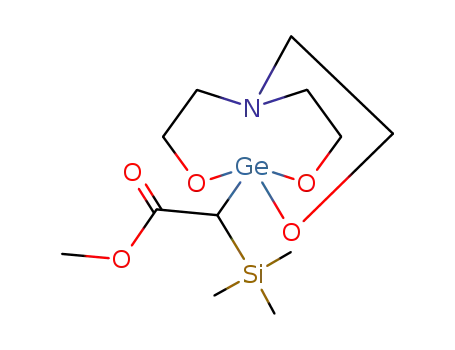 Trimethylsilanyl-(2,8,9-trioxa-5-aza-1-germa-bicyclo[3.3.3]undec-1-yl)-acetic acid methyl ester
