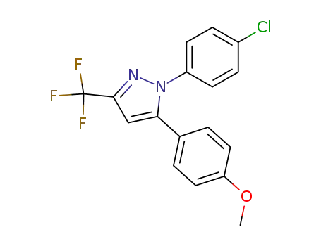 1-(4’-chlorophenyl)-5-(4’-methoxyphenyl)-3-trifluoromethyl-1H-pyrazole