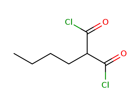 Molecular Structure of 17999-54-1 (Propanedioyl dichloride, butyl-)