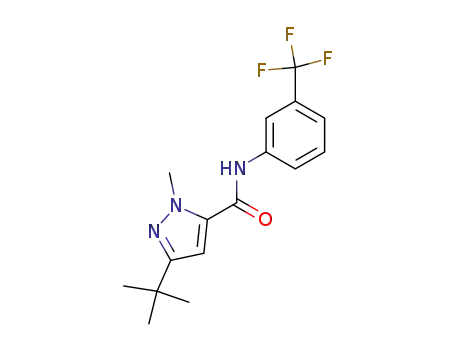 5-tert-Butyl-2-methyl-2H-pyrazole-3-carboxylic acid (3-trifluoromethyl-phenyl)-amide