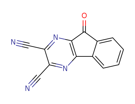 9H-Indeno[1,2-b]pyrazine-2,3-dicarbonitrile, 9-oxo-