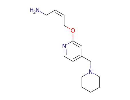 (2Z)-4-({4-[(piperidin-1-yl)methyl]pyridin-2-yl}oxy)but-2-en-1-amine