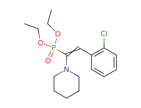 [(E)-2-(2-Chloro-phenyl)-1-piperidin-1-yl-vinyl]-phosphonic acid diethyl ester