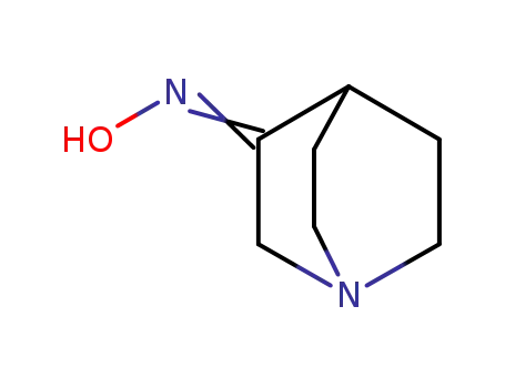 Molecular Structure of 35423-17-7 (3-QUINUCLIDINONE OXIME)