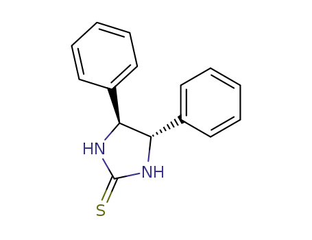 Molecular Structure of 246868-60-0 (2-Imidazolidinethione, 4,5-diphenyl-, (4S,5S)-)