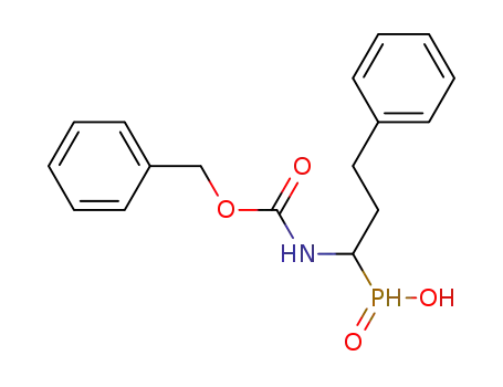 Molecular Structure of 234452-57-4 (Carbamic acid, [1-(hydroxyphosphinyl)-3-phenylpropyl]-, phenylmethyl
ester)