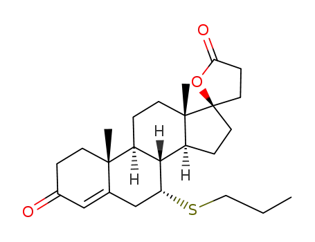 3-oxo-17α-pregna-4-ene-7α-(propylthia)-21,17-carbolactone