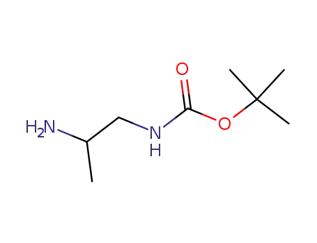 Molecular Structure of 255735-88-7 (Carbamic acid, (2-aminopropyl)-, 1,1-dimethylethyl ester (9CI))