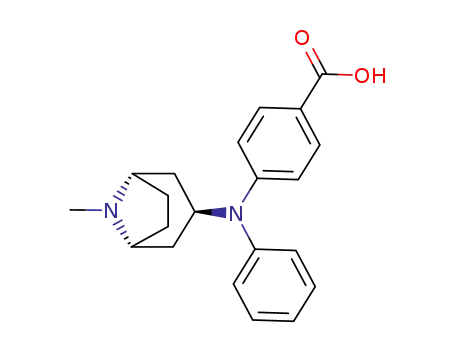 4-[phenyl(endo-8-methyl-8-azabicyclo[3.2.1]octan-3-yl)amino]benzoic acid