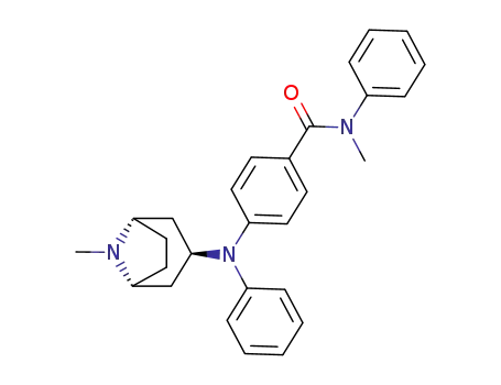 N-methyl-4-[(8-methyl-8-aza-bicyclo[3.2.1]oct-3-yl)-phenyl-amino]-N-phenyl-benzamide