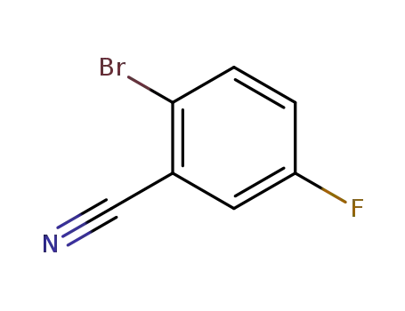 Molecular Structure of 57381-39-2 (2-Bromo-5-fluorobenzonitrile)