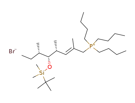 Tributyl-[(E)-(4R,5R,6S)-5-(tert-butyl-dimethyl-silanyloxy)-2,4,6-trimethyl-oct-2-enyl]-phosphonium; bromide