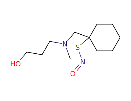 3-{Methyl{[(nitrosothio)cyclohexyl]methyl}amino)propan-1-ol