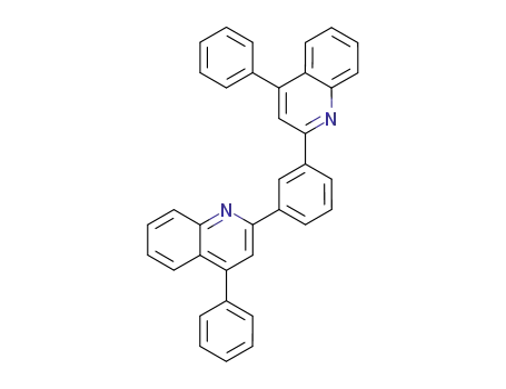 Molecular Structure of 321882-19-3 (Quinoline, 2,2'-(1,3-phenylene)bis[4-phenyl-)