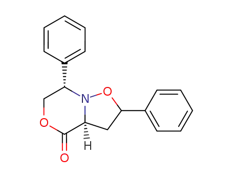 (3aS,7S)-2,7-Diphenyl-tetrahydro-isoxazolo[3,2-c][1,4]oxazin-4-one